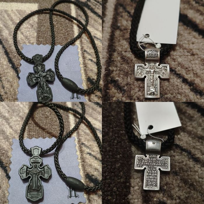 Серебряный крестик  Крест Ебен