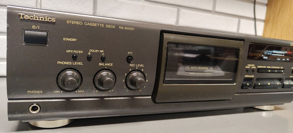 Magnetofon deck TECHNICS RS-BX501. Full automat