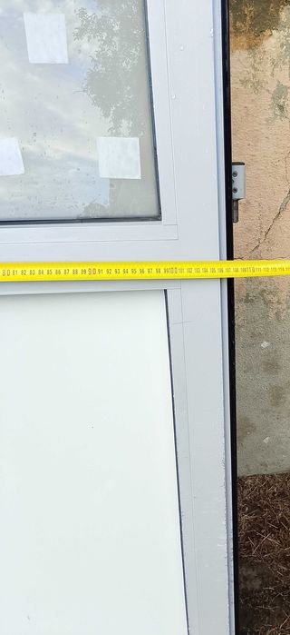 Drzwi zewnętrzne sklepowe gabinetowe 163/218 wejściowe aluminiowe witryna