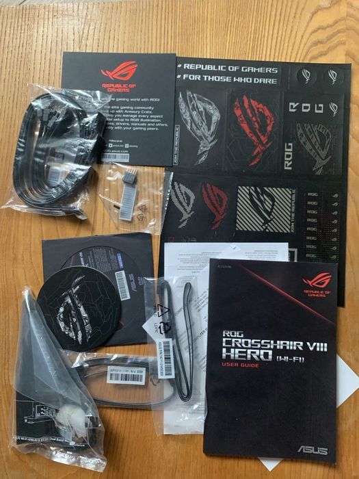 Asus ROG CROSSHAIR VIII Hero  WIFI X570 AM4 Ryzen 3000-5000