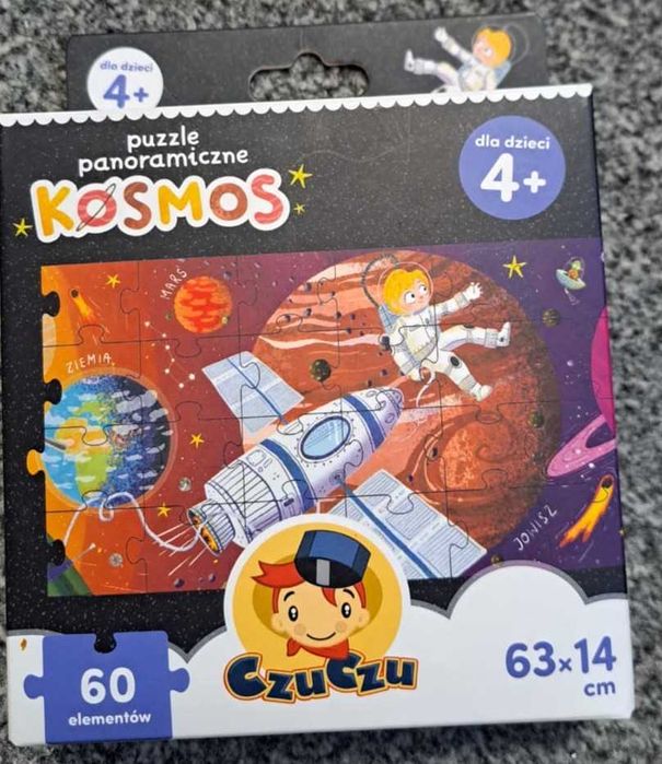 CzuCzu Puzzle panoramiczne kosmiczna układanka Kosmos dla dzieci 4+