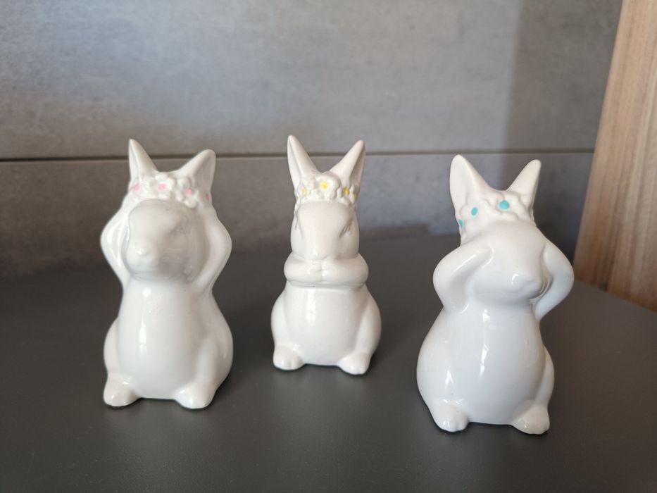 Zestaw trzech zajączków nowe