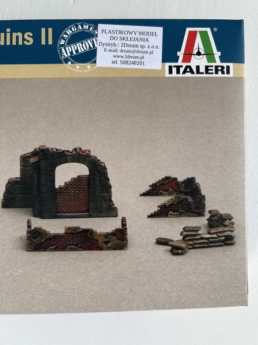 Akcesoria Diorama Walls and Ruins ll model Italeri 6090