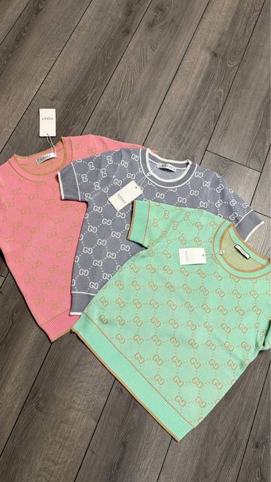 Кофта футболка поло американка Gucci