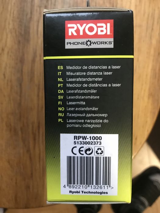 Laser ryobi RPW-1000 Dalmierz laserowy RPW-1000 Phone Works RYOBI