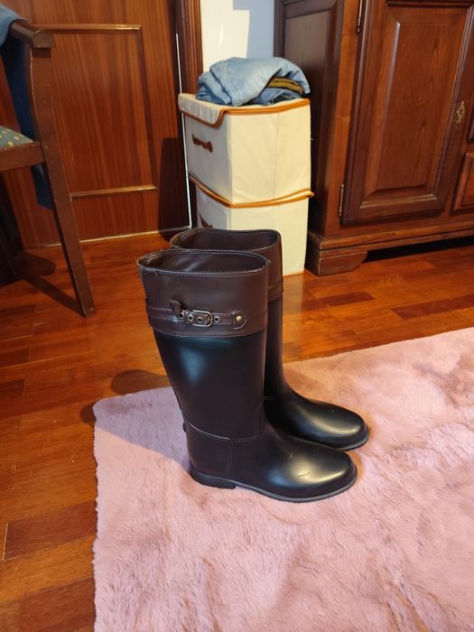 Botas cano alto tipo cavaleiro