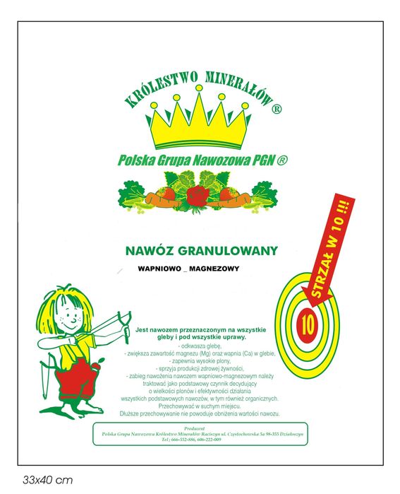 Polska Grupa Nawozowa PGN - wapno nawozowe tlenkowe TURBOMAG