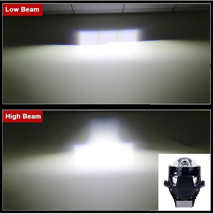 Bi-led лінзи 12-24 v з lazerom sanvi ronan