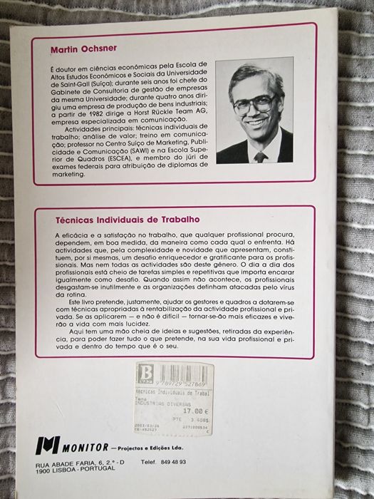 Técnicas individuais de trabalho