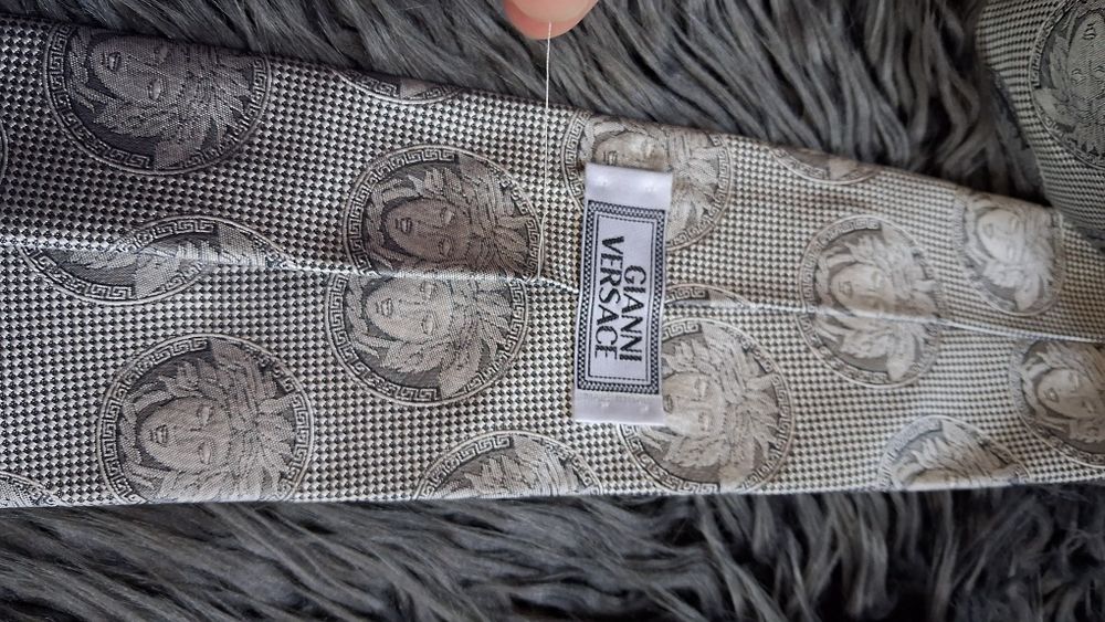 Krawat jedwab Ganni Versace