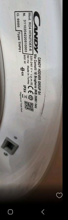 Moduł wyświetlacza suszarki Candy