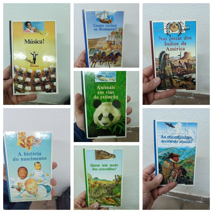 Conjunto 7 Livros Coleção Descobrir