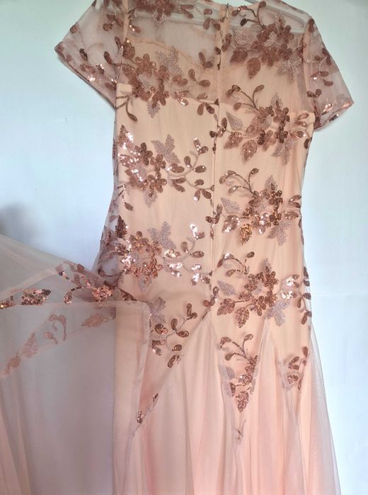 Shein sukienka hafty,cekiny,impreza,wesele M