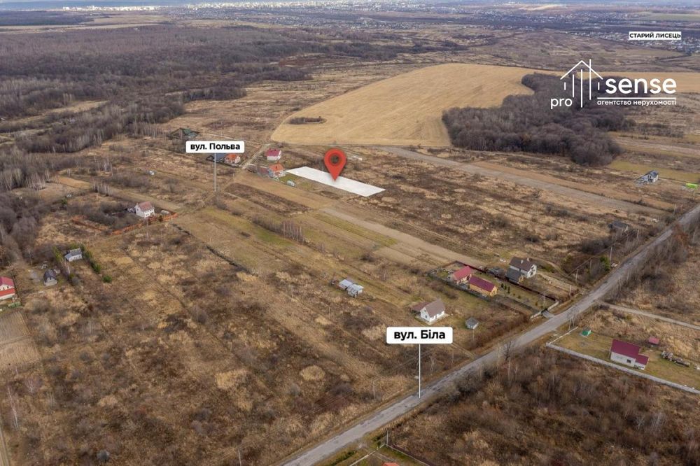 Ділянка 25сот. під будівництво с. Посіч