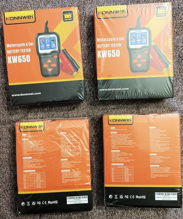 Тестер для АКБ и генератора Konnwei KW650. Новая версия.