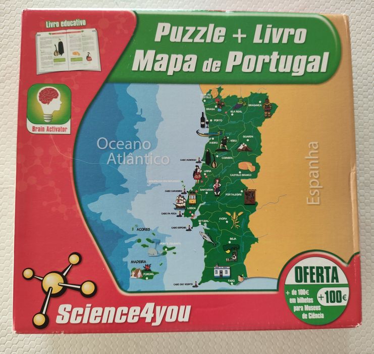 Puzzle Mapa de Portugal Science4You