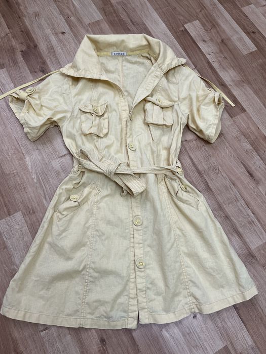 Sukienka lniana samska L