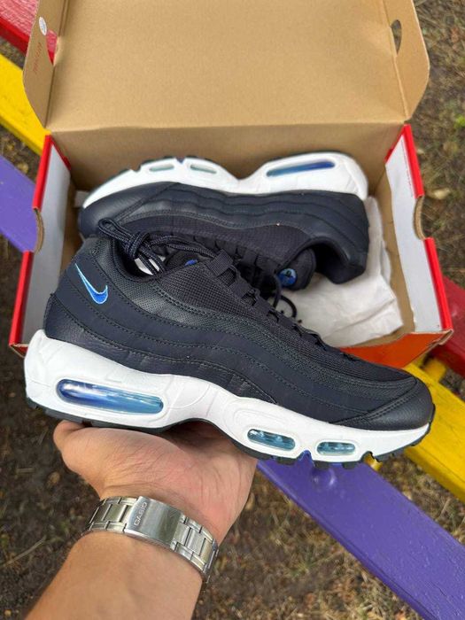 ОРИГІНАЛ! Nike Air Max 95 Navy/White 44.5 | FZ4626-400