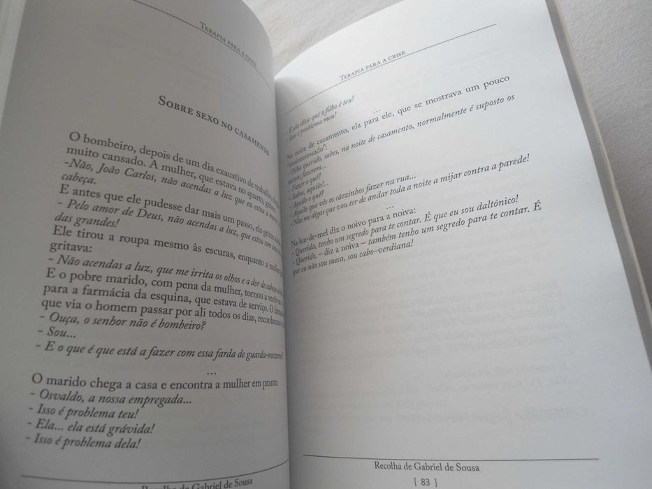 Terapia para a crise por Gabriel de Sousa
