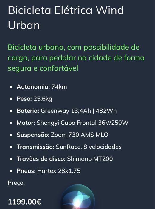 Bicicleta eletrica urban nova na caixa ainda  3 anos garantia