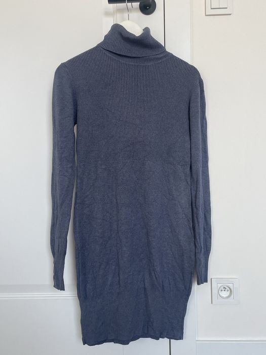 sweterkowa sukienka jesienna damska