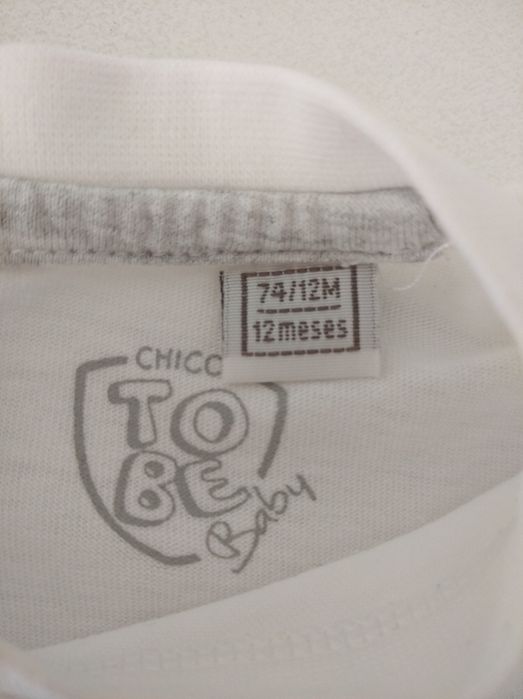 T-shirt da Chicco tamanho 12 meses