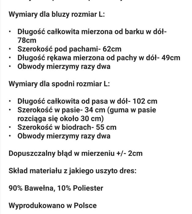 Dres, strój, komplet dresowej damskie.