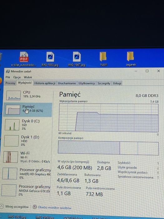 Laptop asus i7/8gb/ssd+hdd