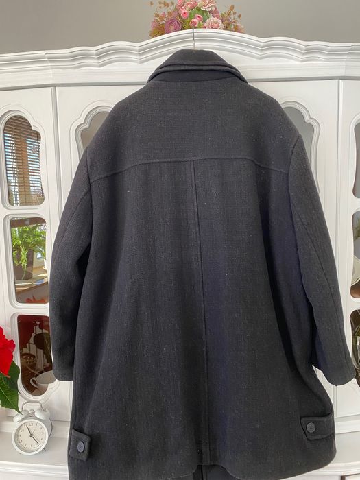 Wełniany płaszcz męski 5XL