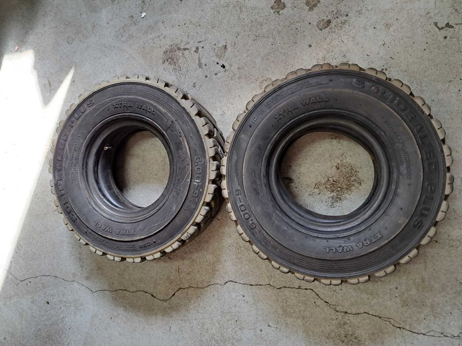 Opona pneumatyczna Solideal Plus 6.00-9 do wózka widłowego - używana