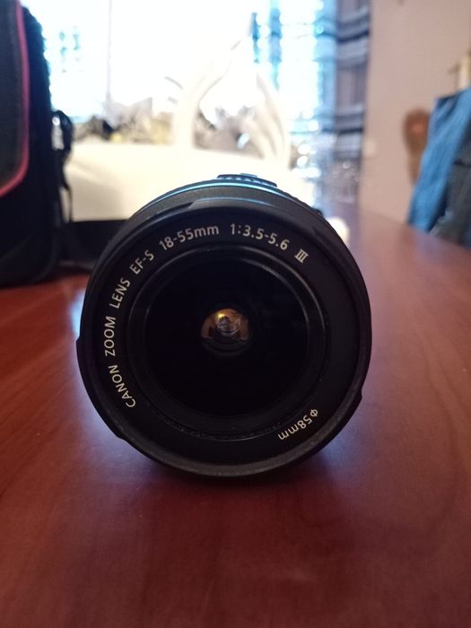 Conjunto Canon 1300D EOS + lente 50mm + Micro SD 64gb + mala