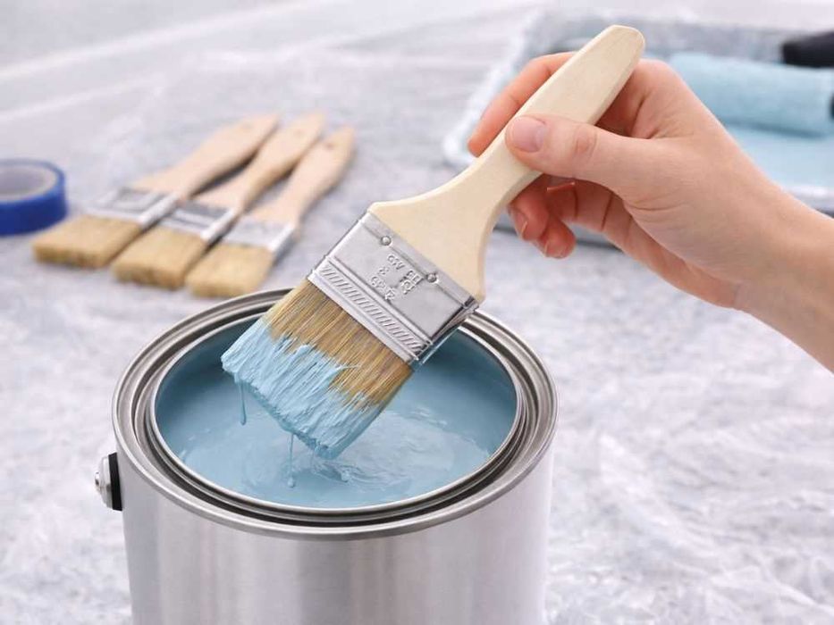 Zestaw pędzli malarskich 5sztuk komplet do malowania ścian