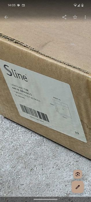 Lavatório tim 44cm branco