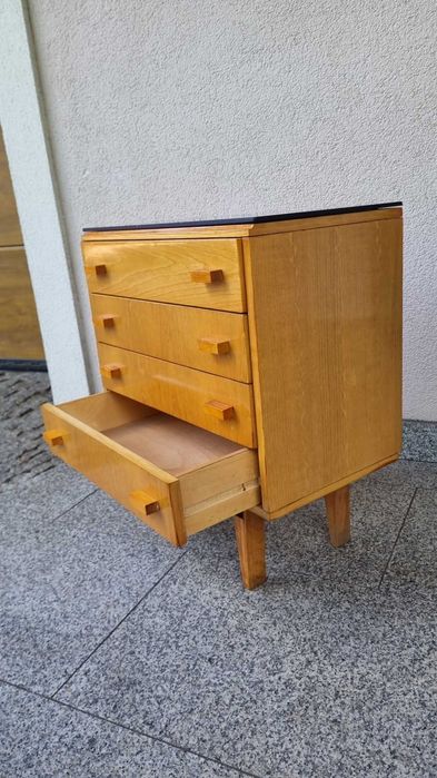 Szafki nocne Novy Domov Czechosłowacja lata 60 Mezulanik Design PRL