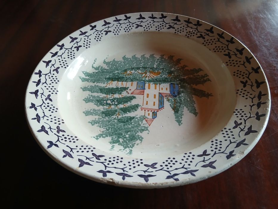 Antiga Faiança sec XIX Prato