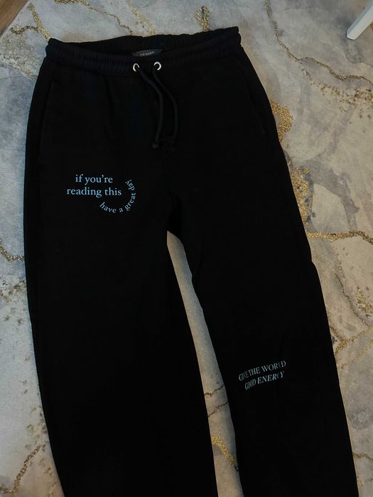 Primark _ Czarne spodnie dresowe dresy S/M