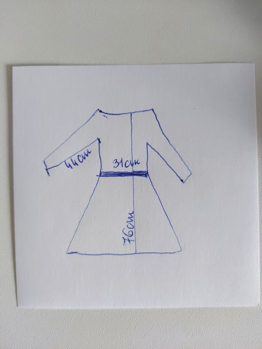 Sukienka  Coccodrillo dla dziewczynki 128 granatowa