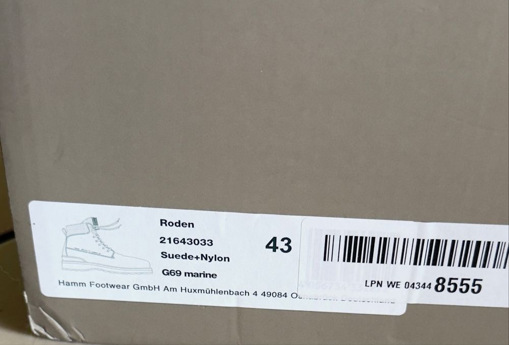 Чоловіче взуття GANT Roden ботинки 43-43.5