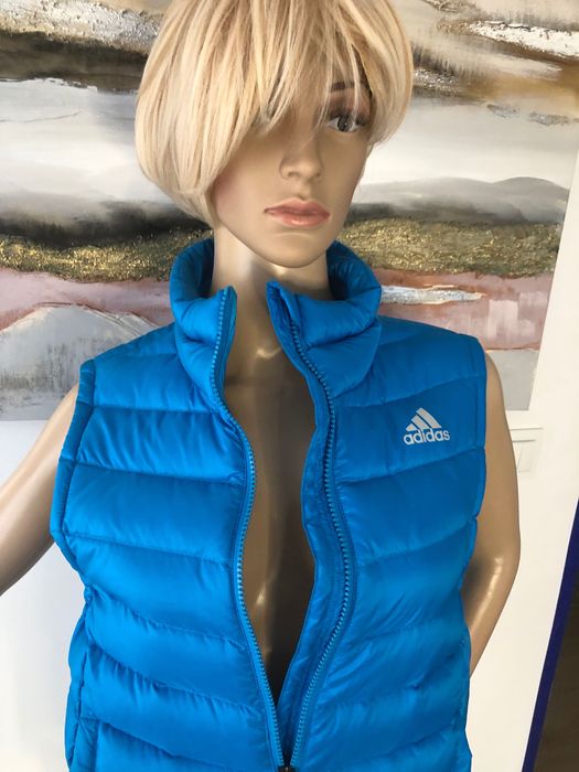 Bezrękawnik puchowy Adidas XS niebieski