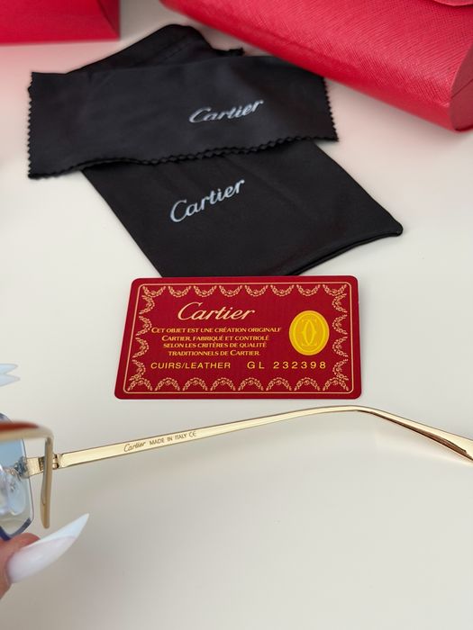 Солнцезащитные очки cartier полный комплект модель 2026