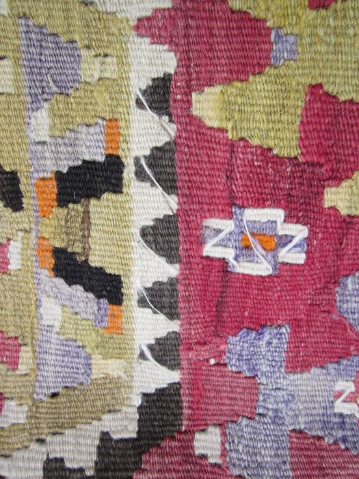 kilim Iran prawdziwy stary kilim ANTYK ręczna praca ..ze szparkam