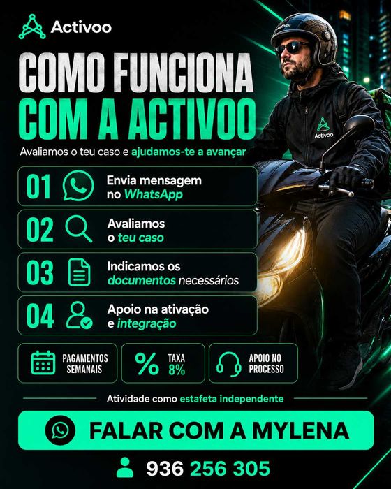 Trabalhar como Estafeta na Uber Eats, Bolt Food ou Glovo