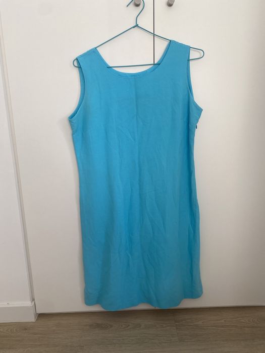 vestido azul básico