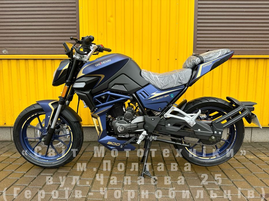 Новий мотоцикл Shineray Nitrox 300 2025р. (22к.с./6-ти КПП) дорожній