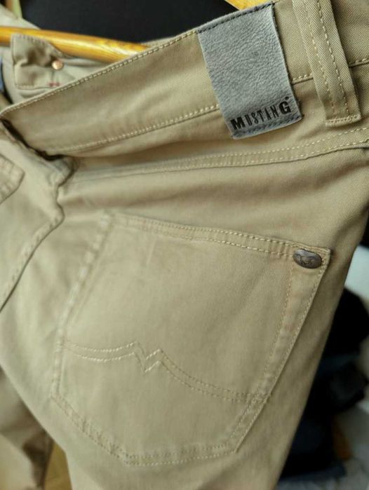 Джинсы Mustang Tramper jeans Germany w36 stretch beidge.