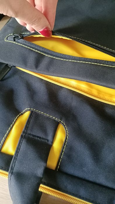 Nowa czarna torba na laptopa firma Hama styl Ikea