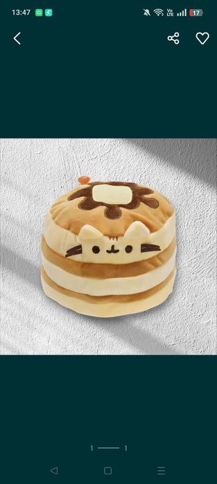 Maskotka kot pusheen pancakes