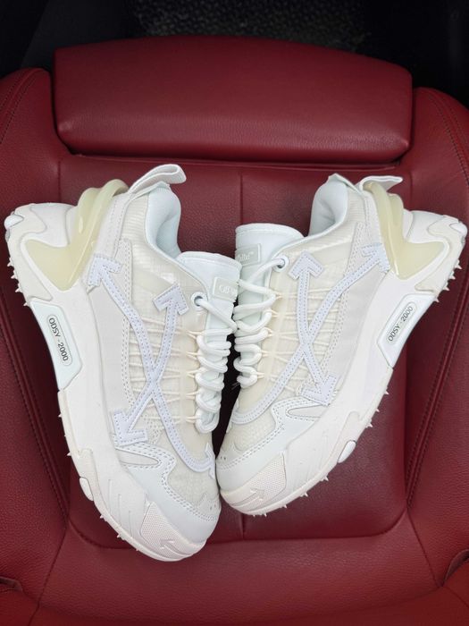 (БЕЗ ПЕРЕДОПЛАТИ) Off White Odsy 2000 White офф вайт одсі 2000 білі