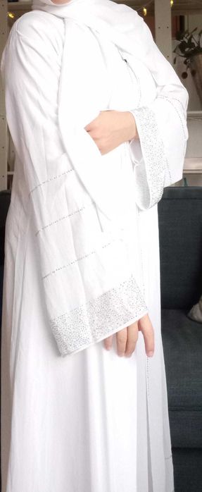 Abaya vestido branco
