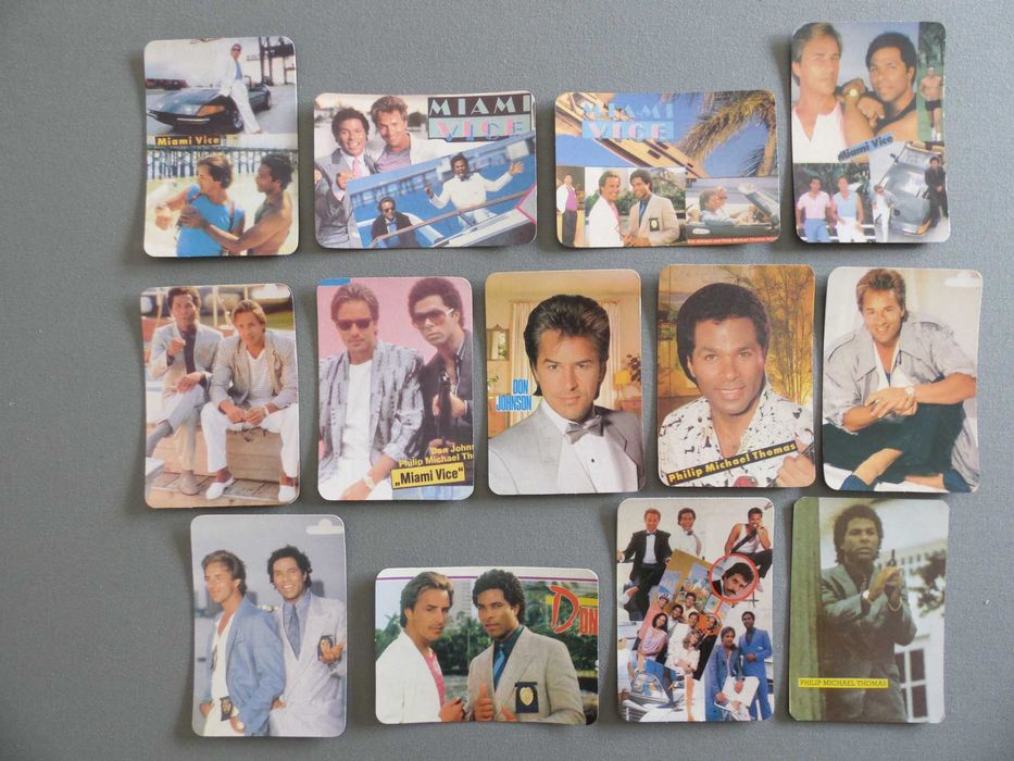 Calendários Miami Vice e Desenhos Animados
